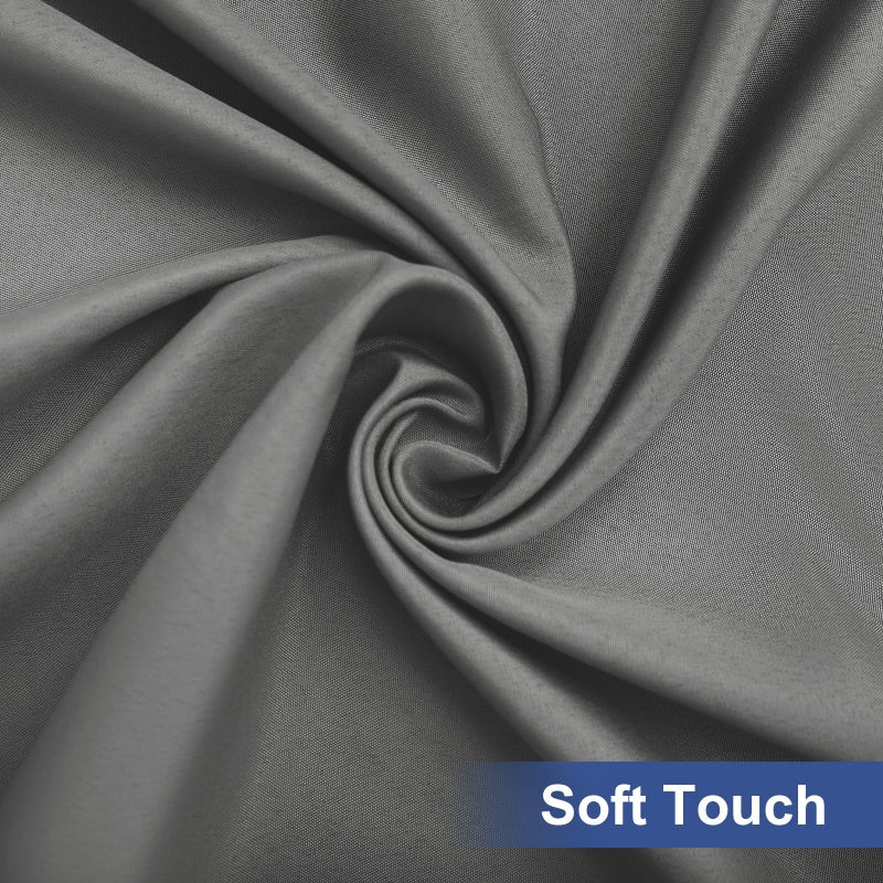 homing Rectangle Table Cloth Cover  Waterproof Polyester Elastic Fitted Tablecloth  Fits for 6 Foot Folding Tables  Washable Table Protector for Picnic  Camping  Outdoor (Grey  30"" x 72"") - Image 3